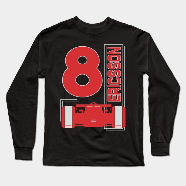 Marcus Ericsson 2023 Long Sleeve T-Shirt by SteamboatJoe